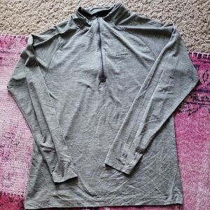 Lululemon athletica Green Men's Half Zipper Long Sleeves